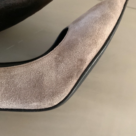 Saint Laurent Gray Suede Pointed Toe Pumps 39.5 - Picture 8 of 10